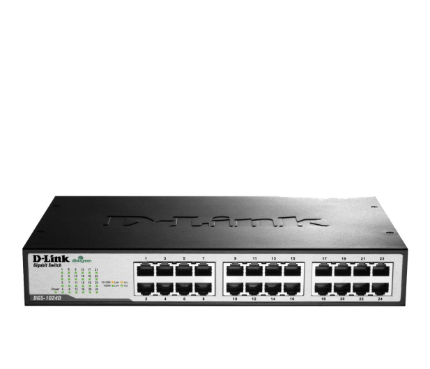 D-Link 24p DGS-1024D (24x10/100/1000Mbit) - 7551 - zdjęcie